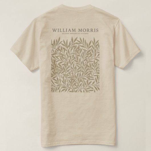 Klassieke Bloem Grafische T-Shirt (Design achterkant)
