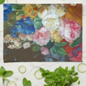 Klassieke  bloemen Kunstschilders Theedoek (Gevouwen)