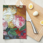 Klassieke  bloemen Kunstschilders Theedoek (Quarter Fold)