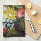 Klassieke  bloemen Kunstschilders Theedoek (Quarter Fold)