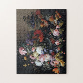 Klassieke  bloemen Vase Art Painting Legpuzzel (Verticaal)
