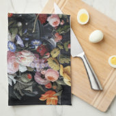 Klassieke  bloemen Vase Art Painting Theedoek (Quarter Fold)