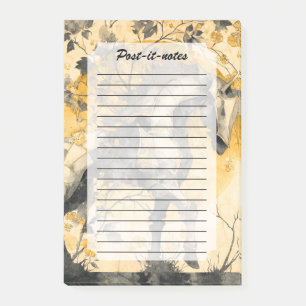 Klassieke Bloemengeest Witte Paard Bloemranken Post-it® Notes
