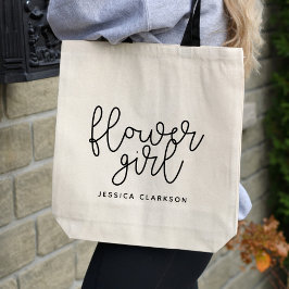 Klassieke bloemenmeisjes boodschappentas tote bag