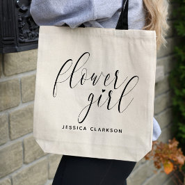 Klassieke bloemenmeisjes boodschappentas tote bag