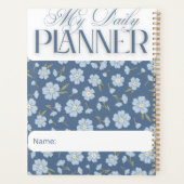 Klassieke Bloementuin Dagelijkse Planner (Achterkant)