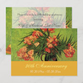 Klassieke bloemige hoogwaardige kunst verjaardagsu kaart (Voorkant / Achterkant)