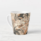 Klassieke Bloemmotief Latte Mok (Linkerhoek)