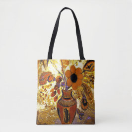 Klassieke bloempot tote bag