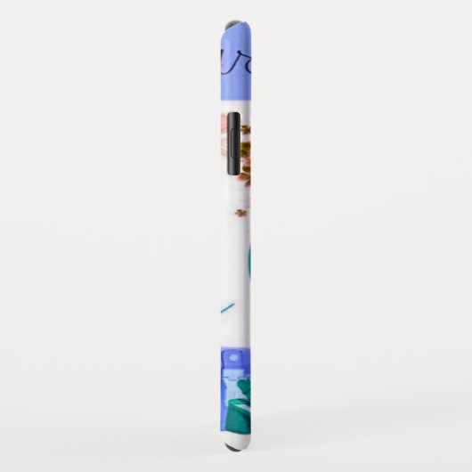 Klassieke Bloemrijke Jurk Case-Mate iPhone Case (Achterkant/rechts)