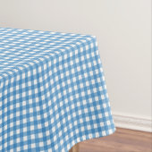 Klassieke Blue en White Gingham Picnic Party Tafelkleed (Voorbeeld)