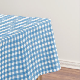 Klassieke Blue en White Gingham Picnic Party Tafelkleed
