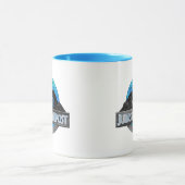 Klassieke Blue Jurassic Outpost Logo Mok (Midden)