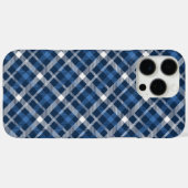 Klassieke Blue Plaid Telefoonhoes - Stijlvolle Tar Case-Mate iPhone Case (Achterkant (horizontaal))