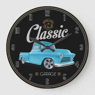 Klassieke Blue Truck Grote Klok