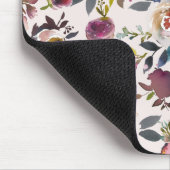 Klassieke Blush Roze Dusty Blue Sage Green Rozen Muismat (Hoek)