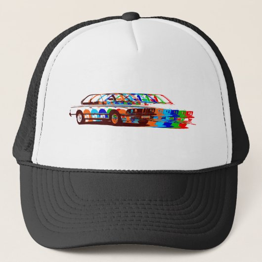 Klassieke BMW-kleuren2 Trucker Pet (Voorkant)