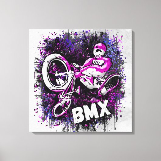 Klassieke Bmx Bike - Bmx Freestyle Bmx Canvas (Voorkant)