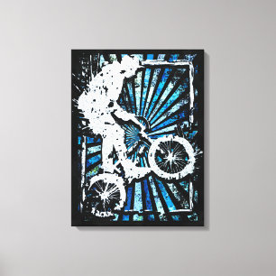 Klassieke Bmx Bike - Bmx Freestyle Bmx Canvas Afdr Afdruk