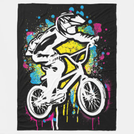 Klassieke Bmx Bike - Bmx Freestyle - Bmx Fleece Deken