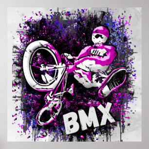 Klassieke Bmx Bike - Bmx Freestyle Bmx Poster