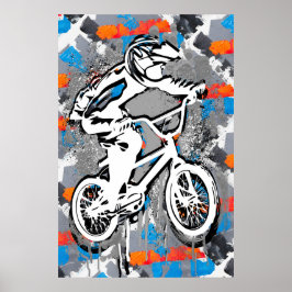 Klassieke Bmx Bike - Bmx Freestyle Bmx Poster Afdr