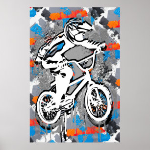 Klassieke Bmx Bike - Bmx Freestyle Bmx Poster Afdr