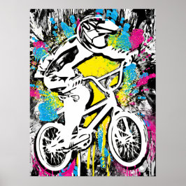 Klassieke Bmx Bike - Bmx Freestyle Bmx Poster Afdr