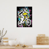 Klassieke Bmx Bike - Bmx Freestyle Bmx Poster Afdr (Keuken)