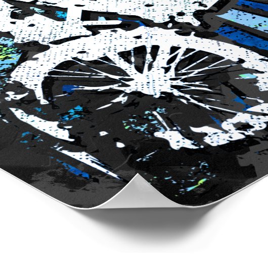 Klassieke Bmx Bike - Bmx Freestyle Bmx Poster Afdr (Hoek)