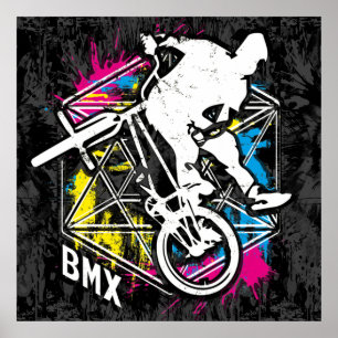 Klassieke Bmx Bike - Bmx Freestyle Bmx Poster Afdr