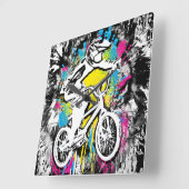 Klassieke bmx-bike - Bmx Freestyle Bmx Square Cloc Vierkante Klok (Hoek)