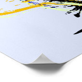 Klassieke BMX Flatland kleurig Poster (Hoek)