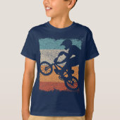 Klassieke Bmx T-Shirt - Bmx Bike - Retro Bmx Shirt (Voorkant)