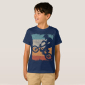 Klassieke Bmx T-Shirt - Bmx Bike - Retro Bmx Shirt (Voorkant volledig)