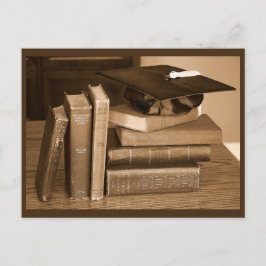 Klassieke boeken met Afstuderen Pet Briefkaart