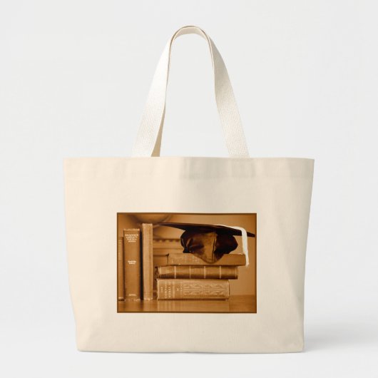 Klassieke boeken voor de Afstuderen/boekzak Grote Tote Bag (Voorkant)