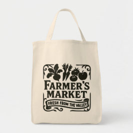 Klassieke Boerenmarkt - Vers uit de Vallei Tote Bag