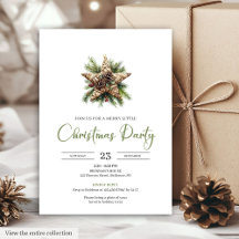 Klassieke Boheemse Neutrale Botanische Kerst Dinne
