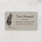 Klassieke Boho Tribal Folk Kunstdoether Pen Notari Visitekaartje (Voorkant)