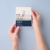 Klassieke BOLD FOTO OVERLAY Wedding Invite BUDGET Flyer (Hand)