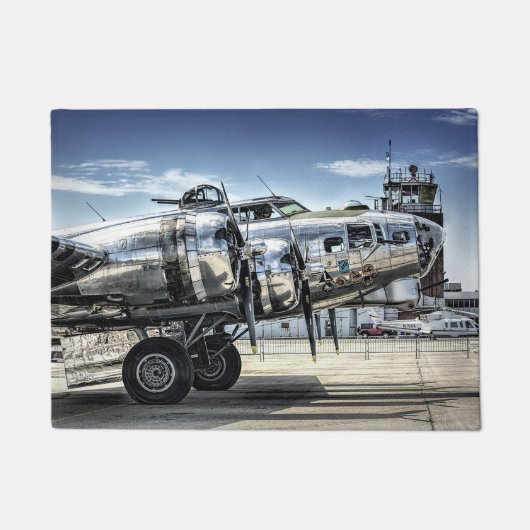Klassieke bommenwerper b-17 deurmat (Voorkant)