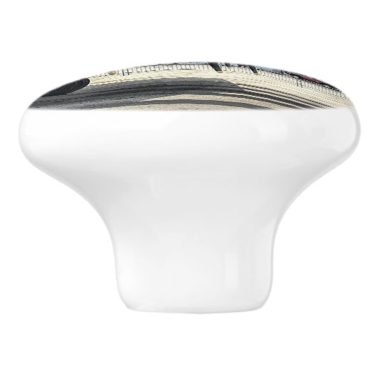 Klassieke bommenwerper b-17 keramische knop (Zijkant)