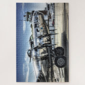 Klassieke bommenwerper b-17 legpuzzel (Verticaal)