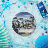 Klassieke bommenwerper b-17 papieren bordje (Feest)