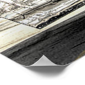 Klassieke bommenwerper b-17 poster (Hoek)