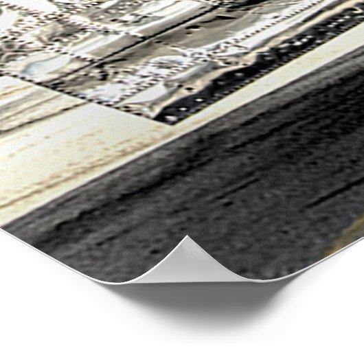 Klassieke bommenwerper b-17 poster (Hoek)