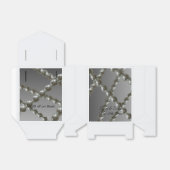 Klassieke boomstammen van parelhoenders bedankdoosjes (Uitgevouwen)