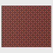 Klassieke Bordeaux Rood & Goud 3 Stuk Wrap Set Cadeaupapier (Vlak)