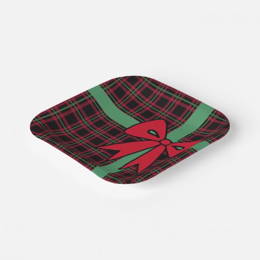 Klassieke Borden voor kerstcadeaupapier Papieren Bordje (Gebogen)